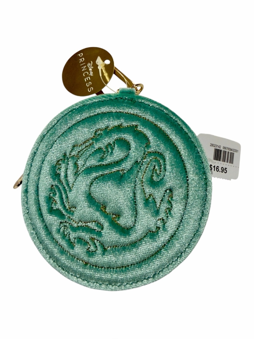 Bath & Body Works NWT Disney Princess Collection Mulan Coin Purse In Teal Green